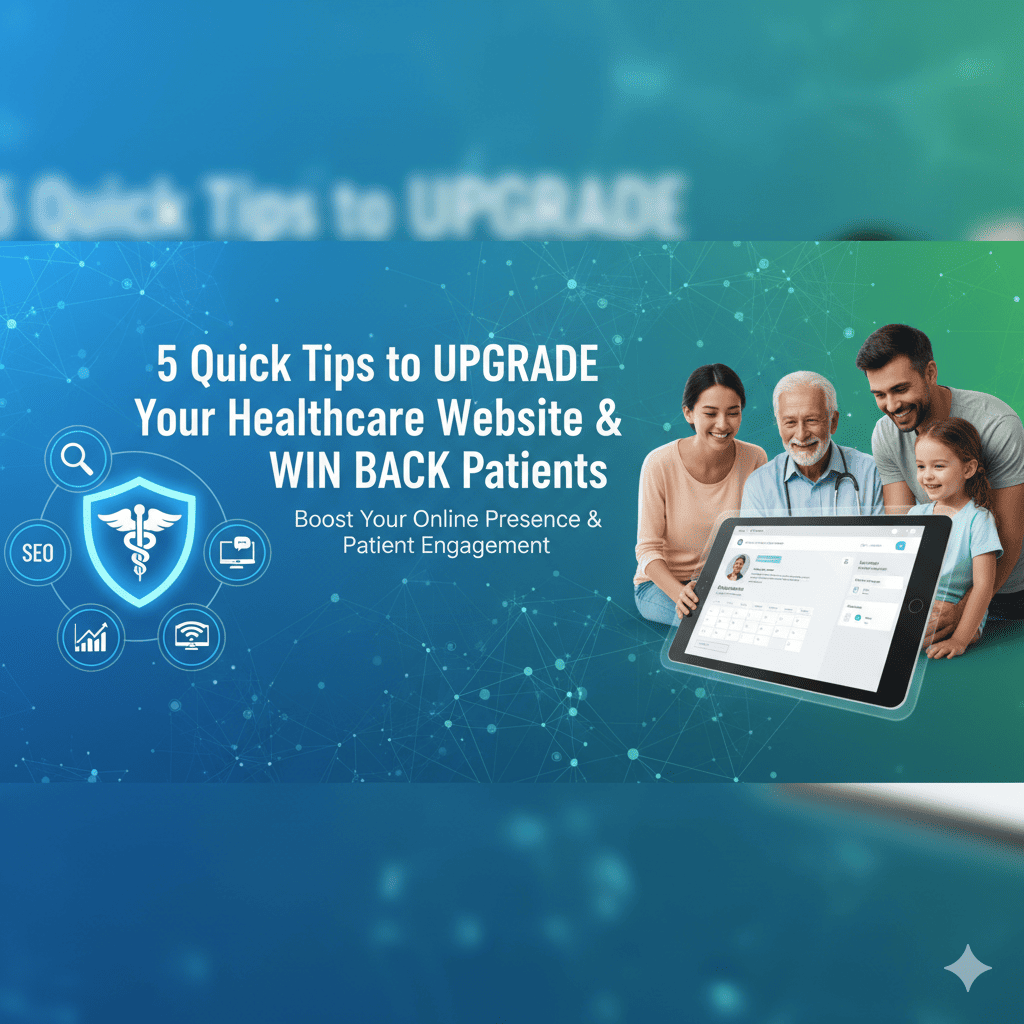 5 Quick Tips to Upgrade Your Healthcare Website & Win Back Patients from Competitors