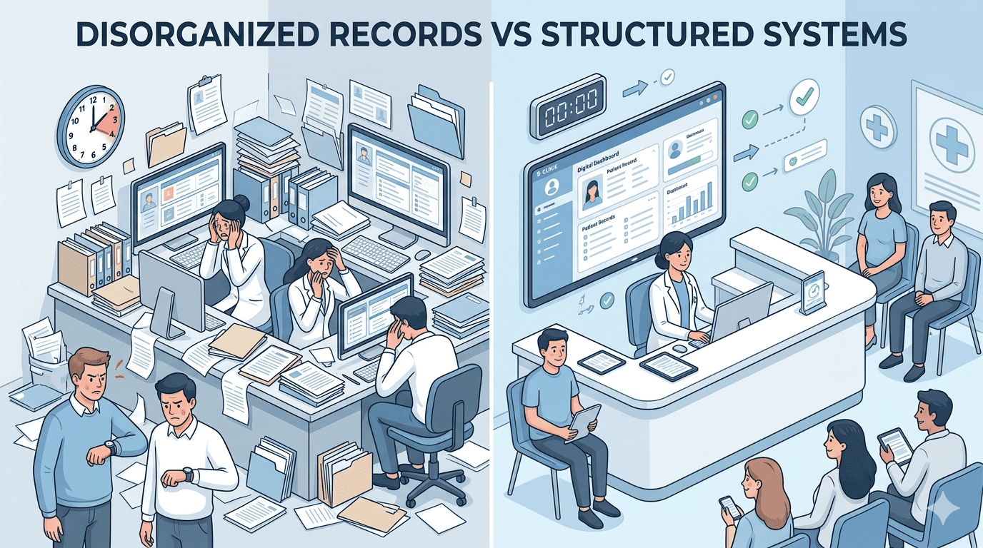 Disorganized Patient Records Impact Care & Efficiency