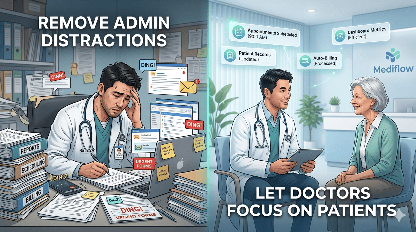 Reduce Admin Work for Doctors Easily
