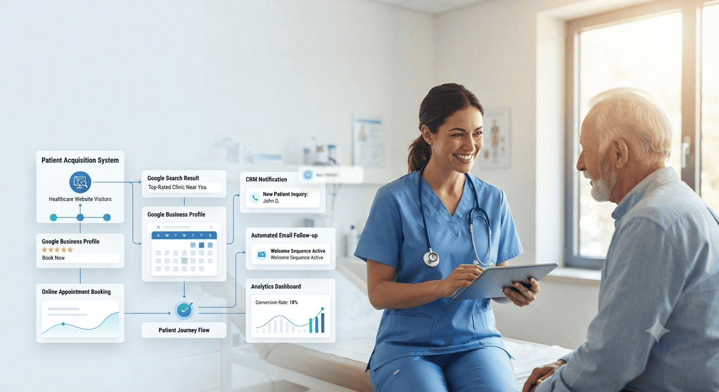 Patient Acquisition System That Keeps Working While You Focus on Patient Care