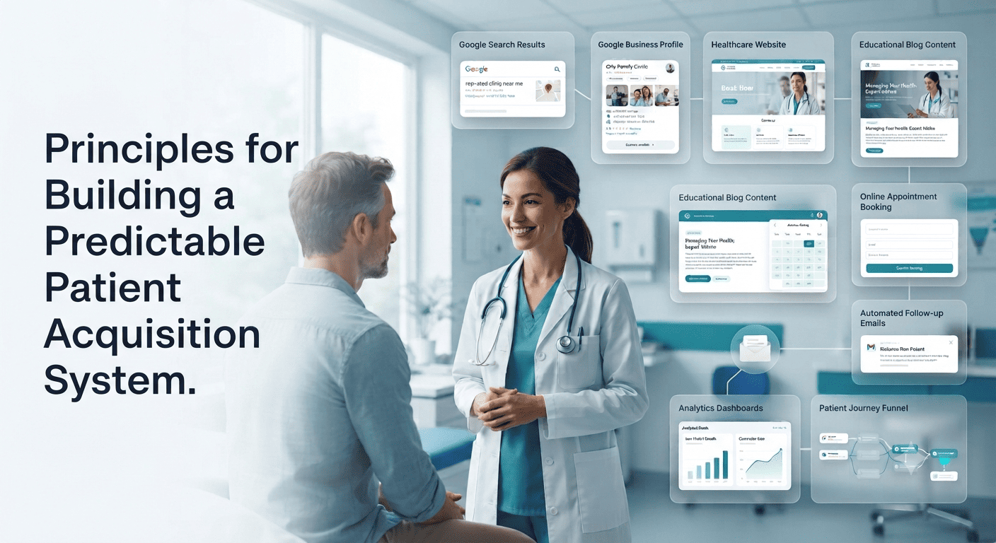 Principles for building a predictable patient acquisition system.